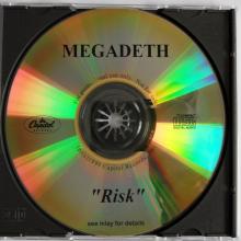 MEGADETH - RISK (PROMO) CD