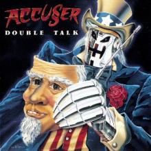 ACCUSER - DOUBLE TALK (FIRST EDITION, + POSTER) LP