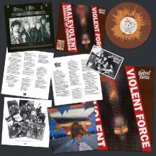 VIOLENT FORCE - Malevolent Assault of Tomorrow (Ltd 300 / Splatter, Incl. Poster) LP 