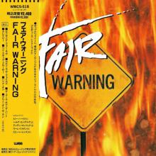 FAIR WARNING - Same (Japan Edition Incl. OBI WMC5-518) CD