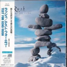 RUSH - Test For Echo (Japan Edition Incl. OBI AMCY-995) CD