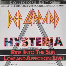DEF LEPPARD - Hysteria (Collectors Edition, Incl. Poster) LP