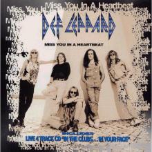 DEF LEPPARD - Miss You In A Heartbeat 2CD'S