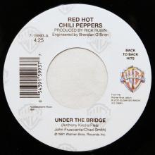 RED HOT CHILI PEPPERS - Under The Bridge / Give It Away 7