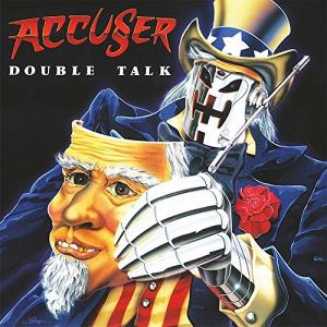 ACCUSER - DOUBLE TALK (LTD EDITION 100 COPIES, BLUE VINYL + POSTER) LP (NEW)