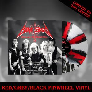 KIM SIXX - Sixx Are The Metal Five The 40th Anniversary Edition (Ltd 200  Red-Grey-Black Pinwheel, Hand-Numbered) LP