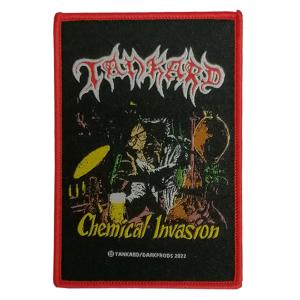TANKARD - Chemical Invasion PATCH (Ltd 18, Red Edge) 8cm x 11.7cm