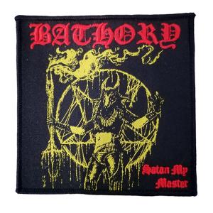 BATHORY - Satan My Master (Black Edge) PATCH 10cm x 10cm