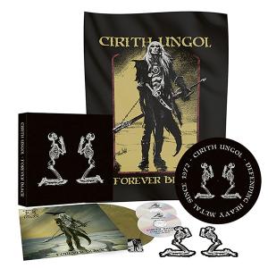 CIRITH UNGOL - Forever Black (Ltd Deluxe Edition Box Incl. 2 Colored Vinyl, 2CD, Flag, Slipmat, Patch & Pin) CD/2LP BOX SET