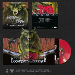 FLOTSAM AND JETSAM - Doomsday For The Deceiver (Ltd 400  Hand-Numbered, Clear Red, Pop-Up, Gatefold) LP