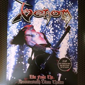 VENOM - Live From The Hammersmith Odeon Theatre (Ltd 500 / Hand Numbered, Grey Marbled, Side D Etched, Pop-Up Gatefold) 2LP