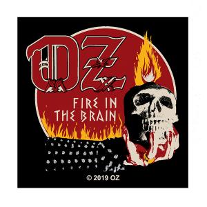 OZ - Fire In The Brain WOVEN PATCH