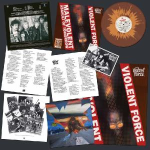VIOLENT FORCE - Malevolent Assault of Tomorrow (Ltd 300 / Splatter, Incl. Poster) LP 