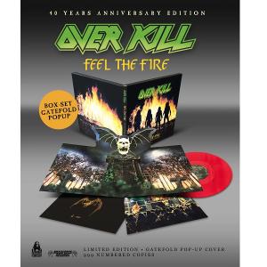 OVERKILL - Feel The Fire (Ltd 275 / Hand-Numbered, Red, Pop-Up Gatefold) LP BOX SET