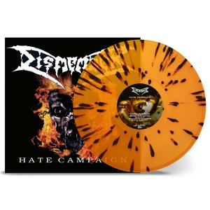 DISMEMBER - Hate Campaign (Transparent Orange with Black Splatter) LP