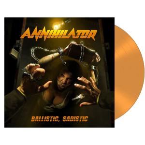 ANNIHILATOR - Ballistic, Sadistic (Amber-Transparent Vinyl, Autographed, Gatefold) LP