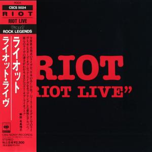 RIOT - ‘’Riot Live’’ (Japan Edition Incl. OBI, CSCS 5024) CD