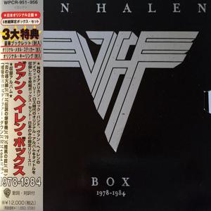 VAN HALEN - Box 1978-1984 (Japan Edition Incl. OBI WPCR 951~956, 6CD, Key Chain, Booklet & Stickers) 6CDBOX SET CD