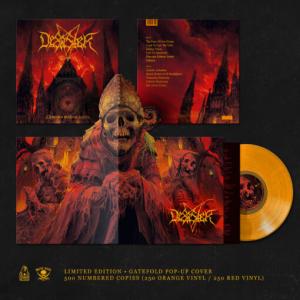 DESASTER - Churches Without Saints (Ltd 250 / Hand-Numbered, Orange, Pop-Up, Gatefold) LP