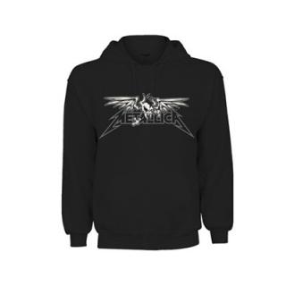 METALLICA - WINGED SCARY - HOODED SWEATER (SIZE: S) (NEW)
