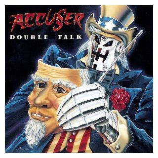 ACCUSER - DOUBLE TALK (FIRST EDITION, + POSTER) LP