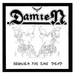 DAMIEN - REQUIEM FOR THE DEAD 12" LP