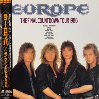 EUROPE - The Final Countdown Tour 1986 (Japan Edition Laser Disc, Incl. OBI VILP-7) LD