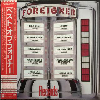 FOREIGNER - Records (Japan Edition, Incl. OBI P-11320, Die-Cut Gatefold) LP FOREIGNER - Records (Japan Edition, Incl. OBI P-11320, Die-Cut Gatefold) LP