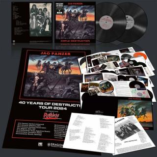 JAG PANZER - Ample destruction - 40th Anniversary (Ltd 300 / original + remix version, Incl. A1 Tour Poster & Bonus Track) 2LP
