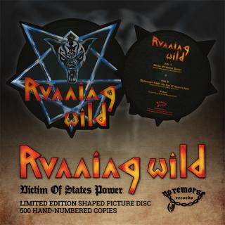 RUNNING WILD - Victim Of States Power (Ltd 500  Hand-Numbered, Shaped Picture Disc) 12